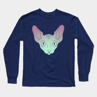 Alien Sphynx Cat Long Sleeve T-Shirt